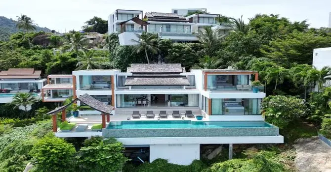 Ariya residences villa A2  Aerial shot