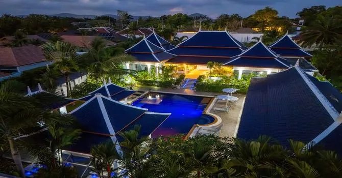 Blue Dream Villa  Aerial shot