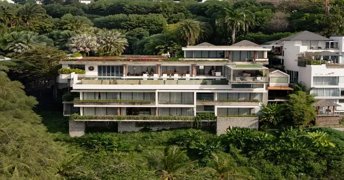 Maya Anda Villa  Aerial shot