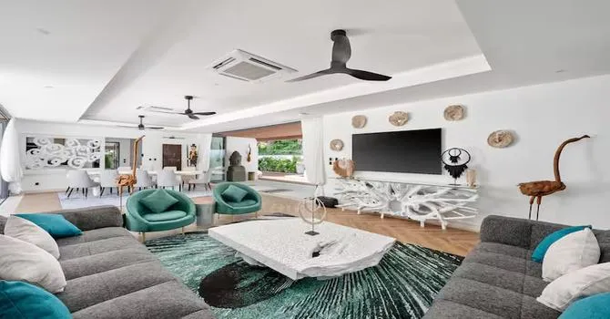Riverside Golf Sanctuary Villa  Living area