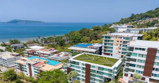 The Privilege residence Patong 2BR  Aerial shot