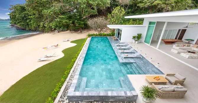 Villa Amann  Aerial shot