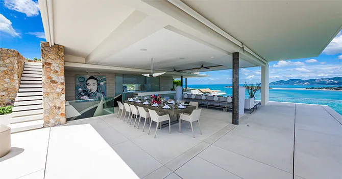 Villa Anavaya  Alfresco Dining