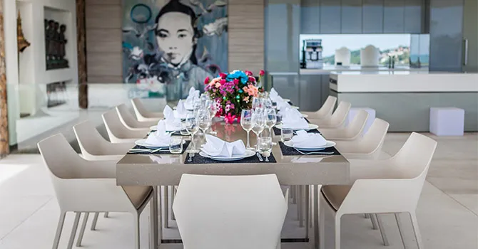 Villa Anavaya  Dining Area