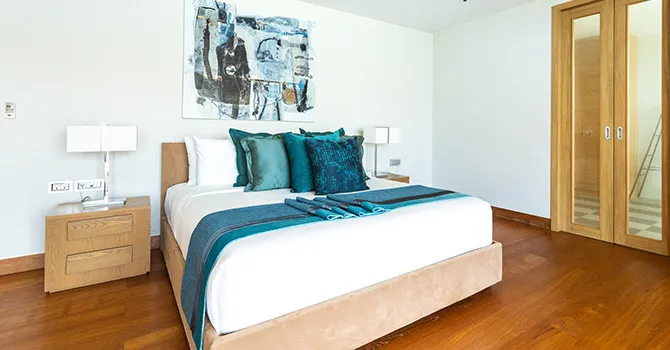 Villa Dara 客房5號 - 特大床，與BR6共用浴室