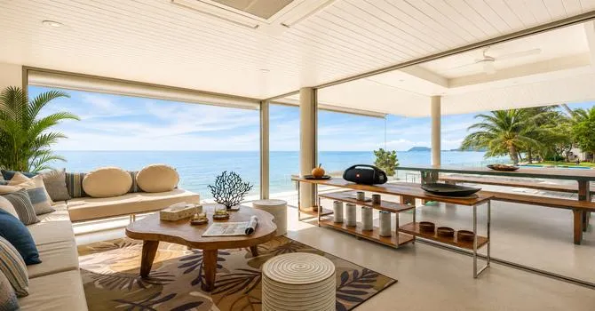 Villa de Sunset    Living room