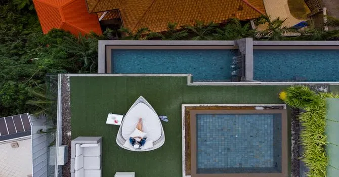 Villa Momo  Aerial shot