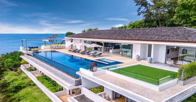 Villa Narissa  Aerial shot