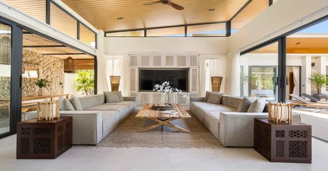 Villa Nuvana  Living area